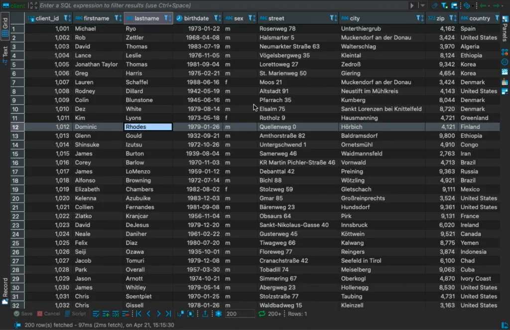 Contacts database to Sync Apollo.io with your database